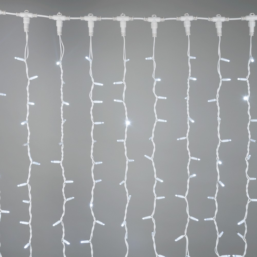 Perdea Luminoasa 925 LED-uri Alb Rece